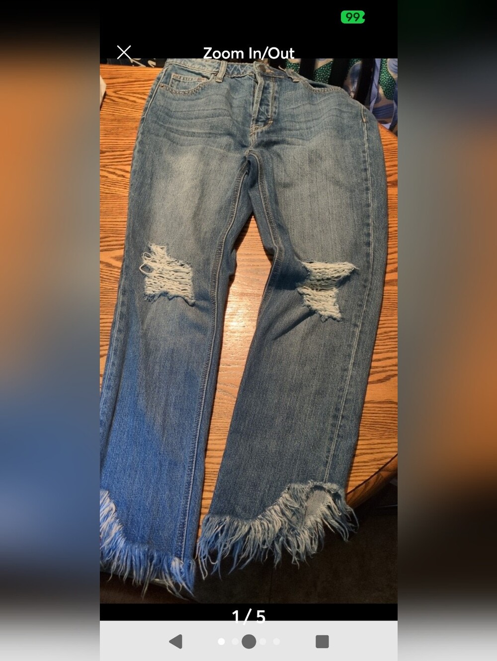 Hidden skinny jeans size 26